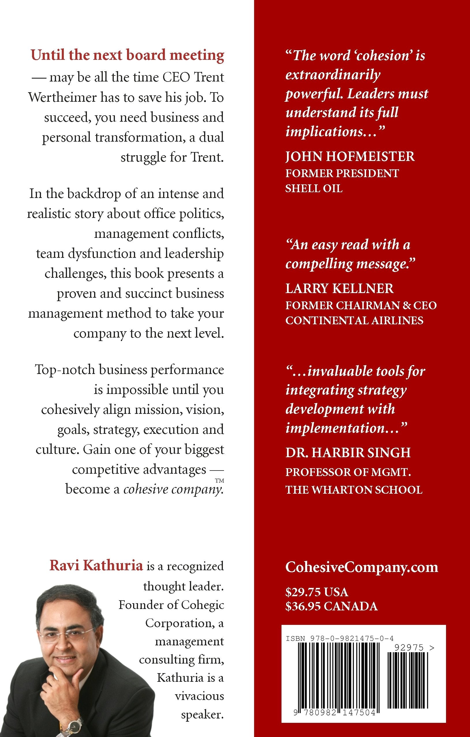 How Cohesive Is Your Company?: A Leadership Parable  Topnotch Business Performance Is Impossible Until You Cohesively Align Mi,New