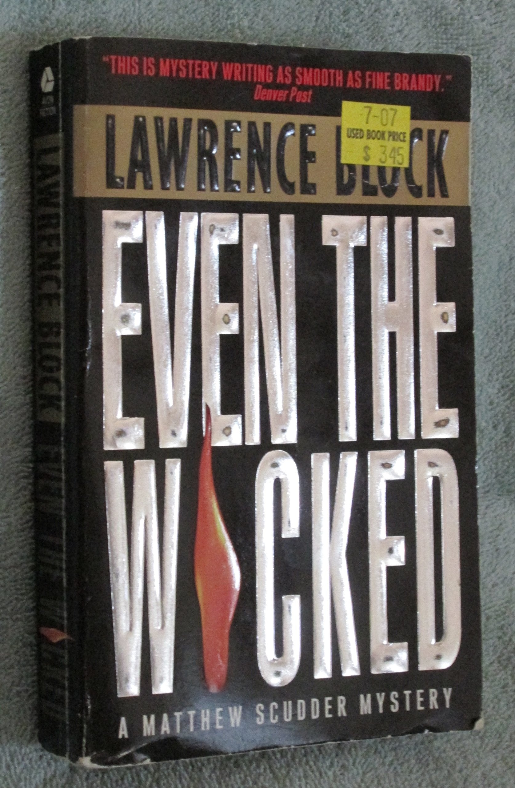 Even the Wicked (Matthew Scudder),Used