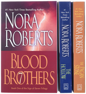 Nora Roberts Sign of Seven Trilogy Box Set,New