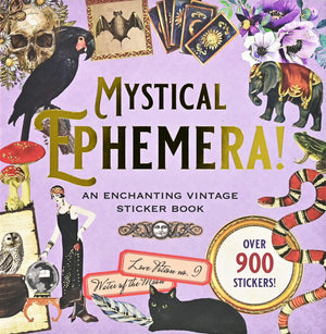 Mystical Ephemera! An Enchanting Vintage Sticker Book (over 900 stickers)-New Condition