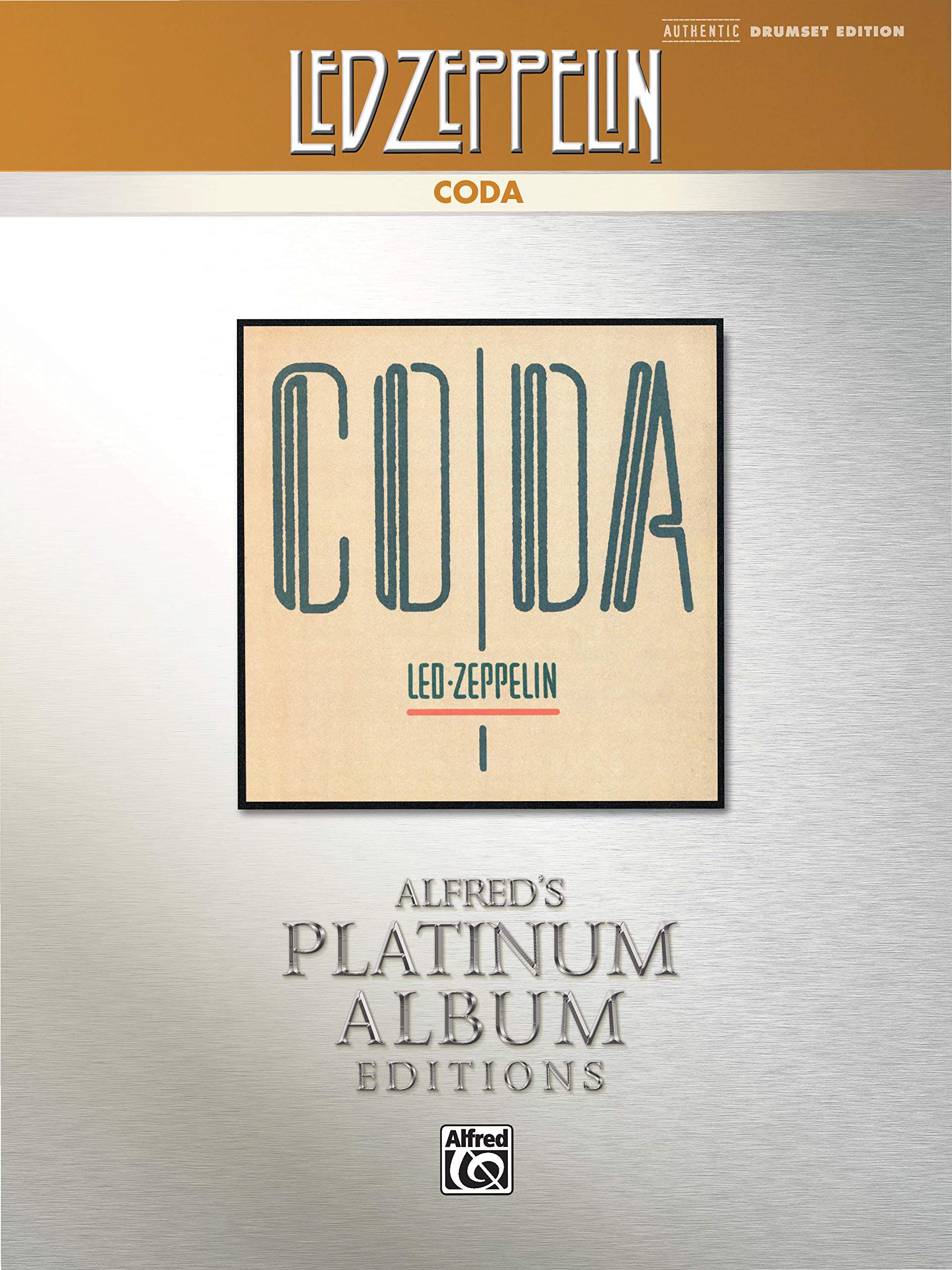 Led Zeppelin  Coda Platinum Drums: Drum Transcriptions (Alfred'S Platinum Album Editions),New