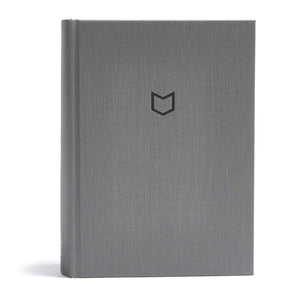 CSB He Reads Truth Bible, Charcoal Cloth Over Board, Black Letter, Wide Margins, Journaling Space, Illustrations, Reading Plans,,Used