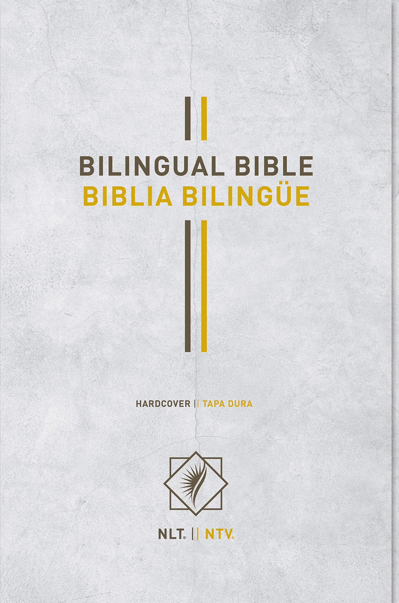 Bilingual Bible / Biblia biling?e NLT/NTV (Hardcover, Gray),Used