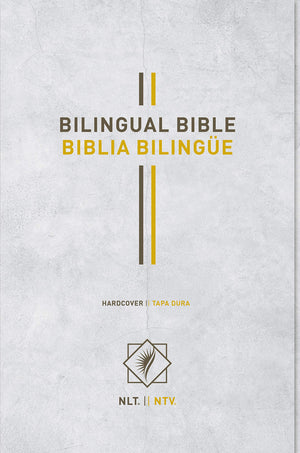Bilingual Bible / Biblia biling?e NLT/NTV (Hardcover, Gray),Used