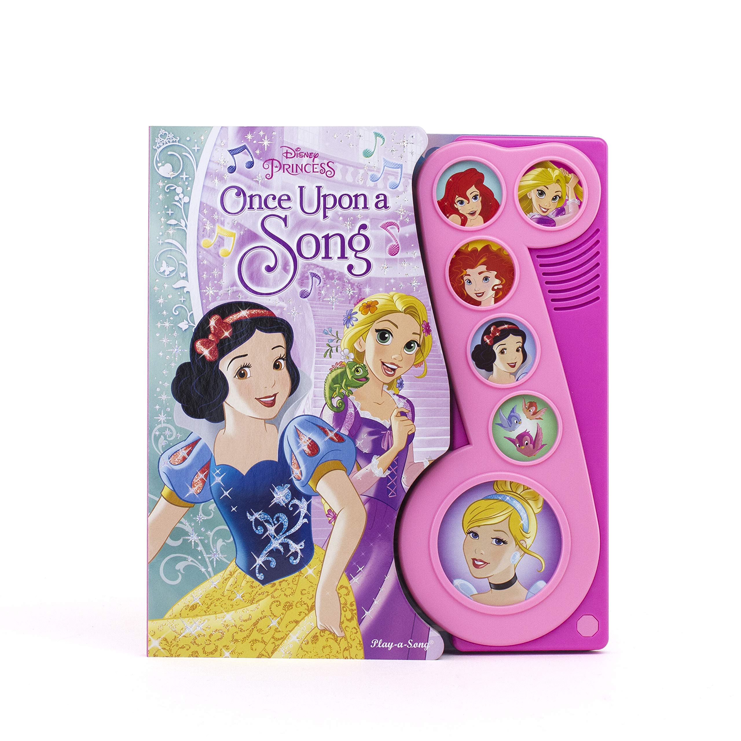 Disney Princess Cinderella, Rapunzel, Snow White, and More! Once Upon a Time Little Music Note Sound Book  PlayaSong  PI Kid,Used
