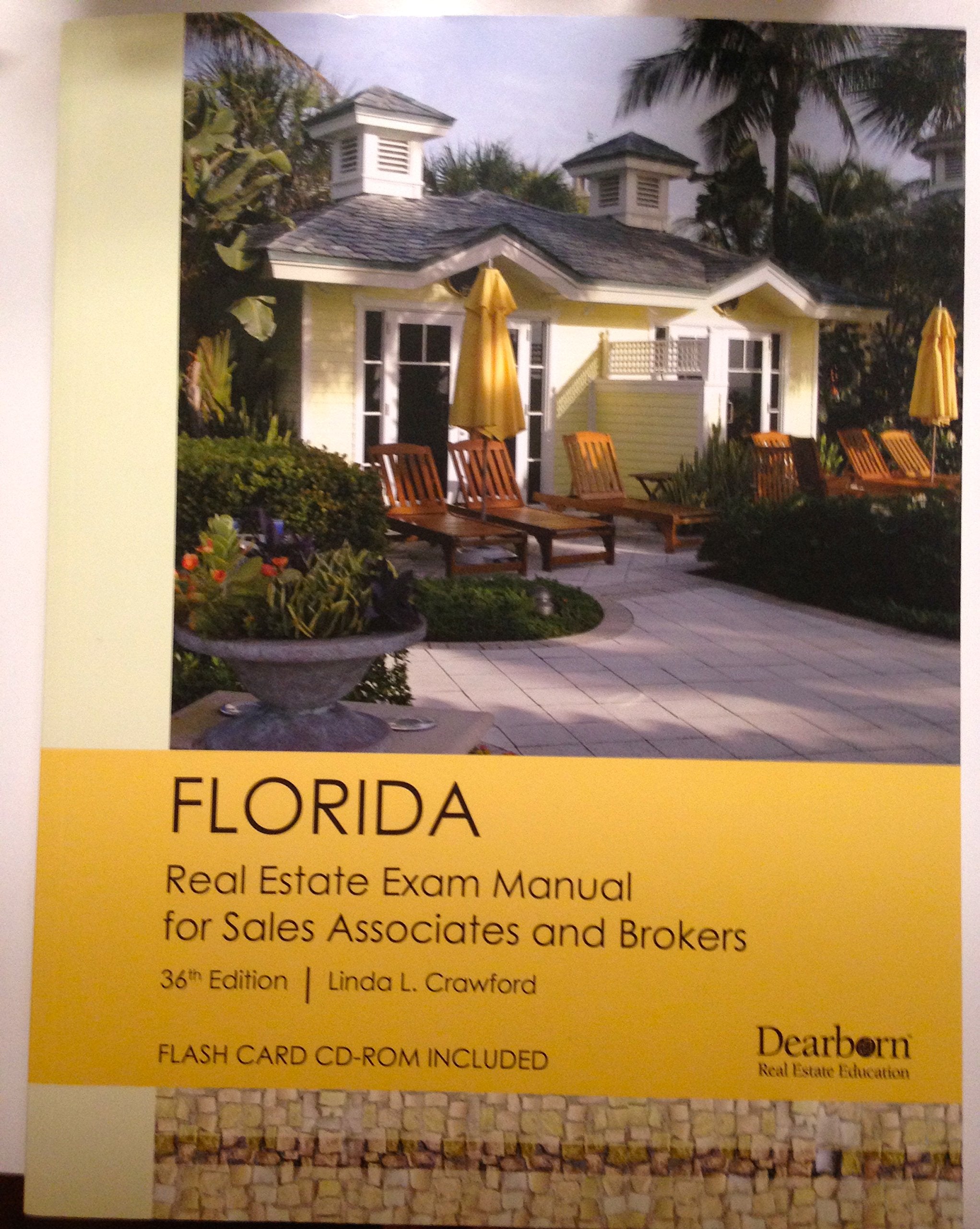 Florida Real Estate Exam Manual for Sales Associates and Brokers 36th Edition By Linda L. Crawford,Used