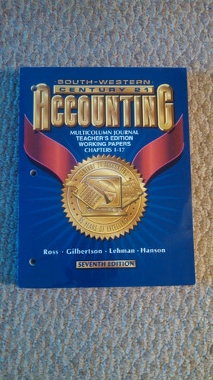 Century 21 Accounting Multicolumn Journal,Used