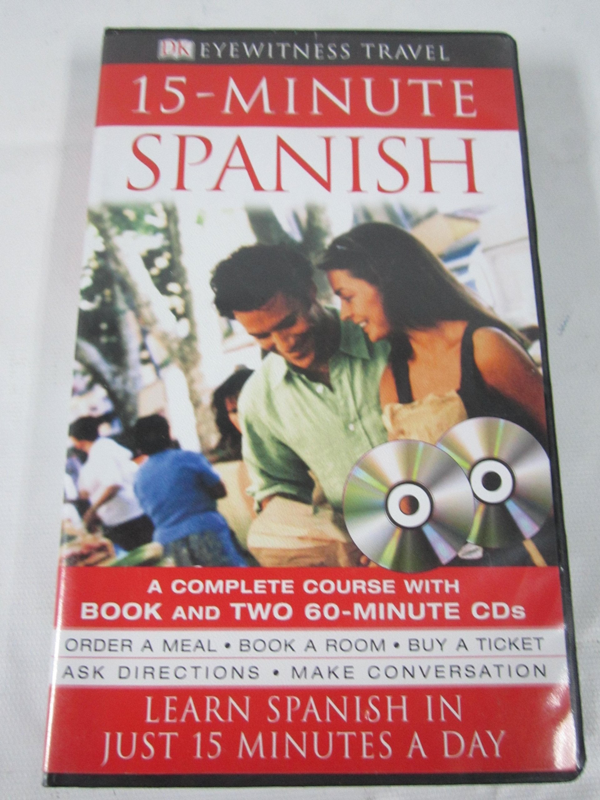 15minute Spanish (Book and CD Edition) (DK Eyewitness Travel 15Minute Guides),Used