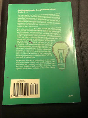 Teaching Mathematics Through Problem Solving: Grades 612,New
