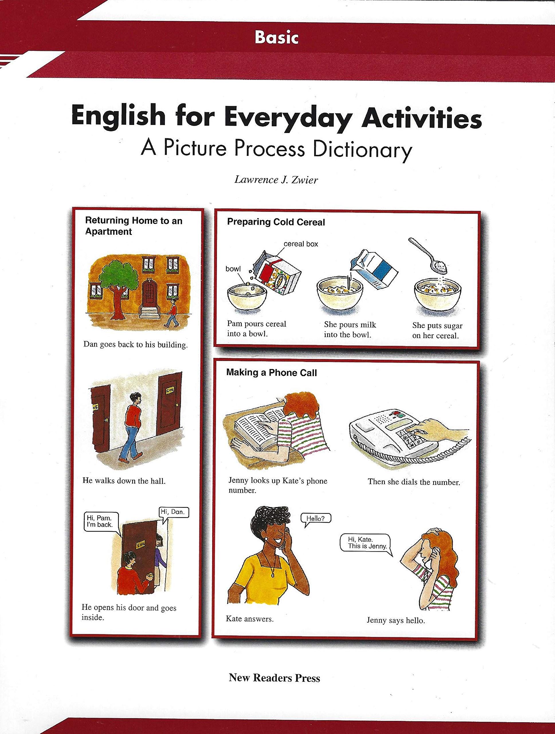 English For Everyday Activities: A Picture Process Dictionary, Basic Edition