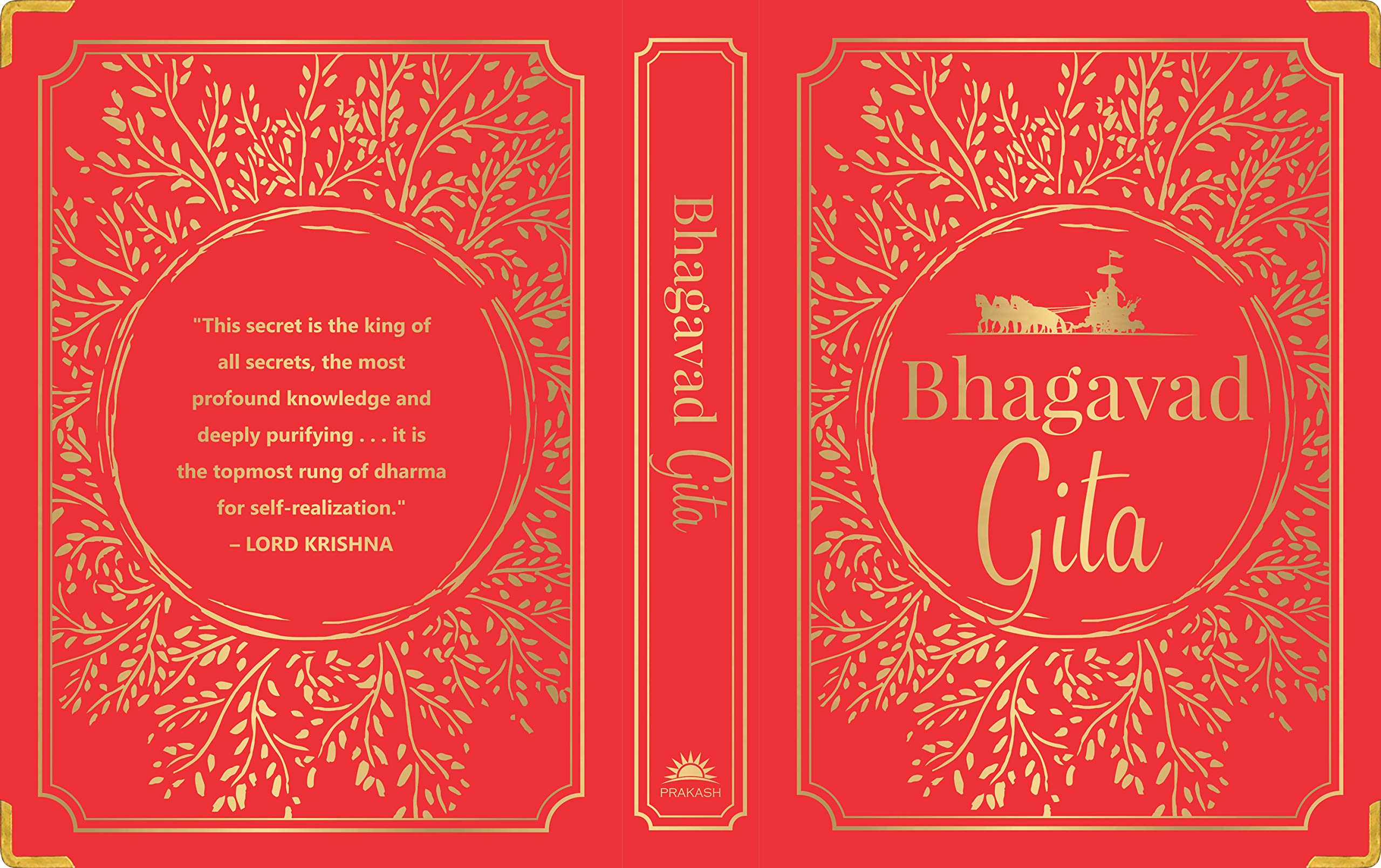 Bhagavad Gita (Deluxe Silk Hardbound),Used