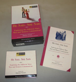 He Said, She Said: Exploring the Different Ways Men and Women Communicate,Used