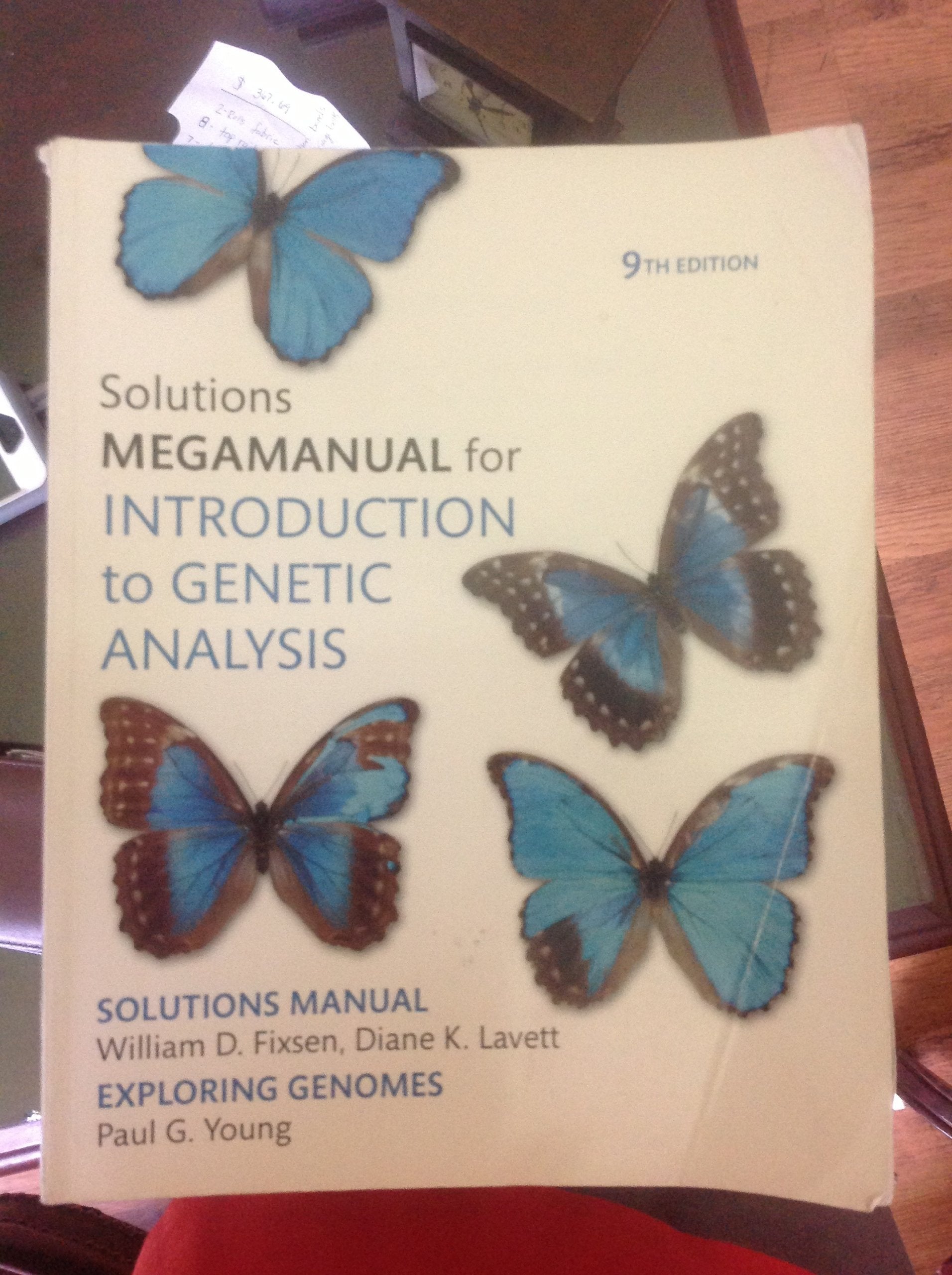 Introduction to Genetic Analysis Solutions MegaManual,Used