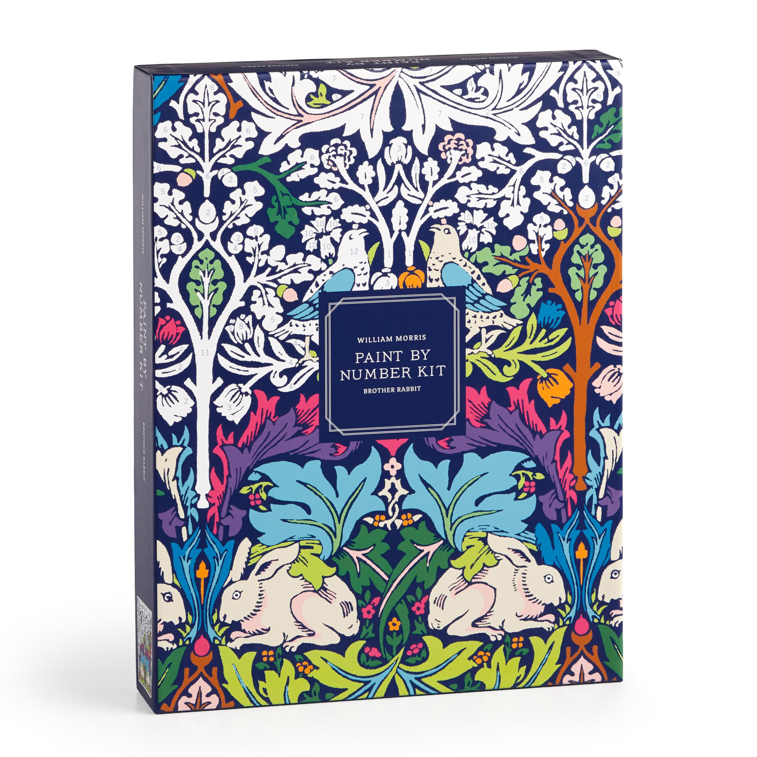 Galison William Morris Brother Rabbit  Diy 9 X 12 Paint By Number Kit With Stunning Art For Beginners And Experts Includes Pain
