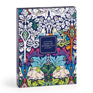 Galison William Morris Brother Rabbit  Diy 9 X 12 Paint By Number Kit With Stunning Art For Beginners And Experts Includes Pain