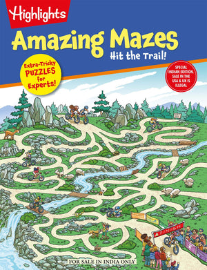 Amazing Mazes: Hit The Trail - Super Silly Puzzles For Experts Children Book (English)