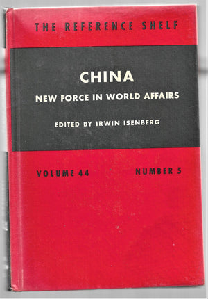 China: new force in world affairs (The Reference shelf),Used