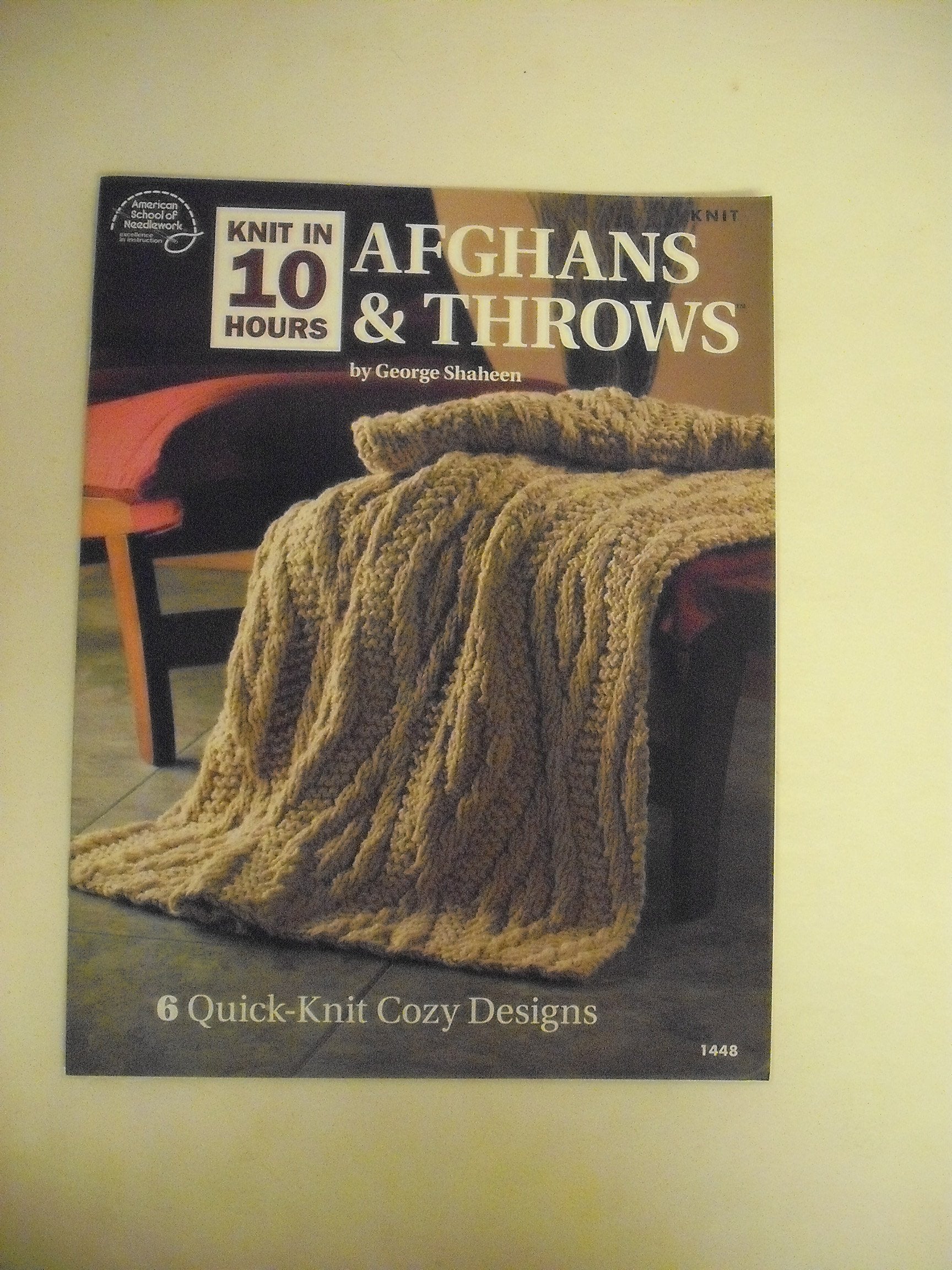 Knit in 10 Hours: Afghans & Throws,New