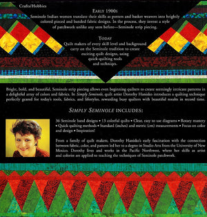 Simply Seminole : Techniques & Designs in Quilt Making,New