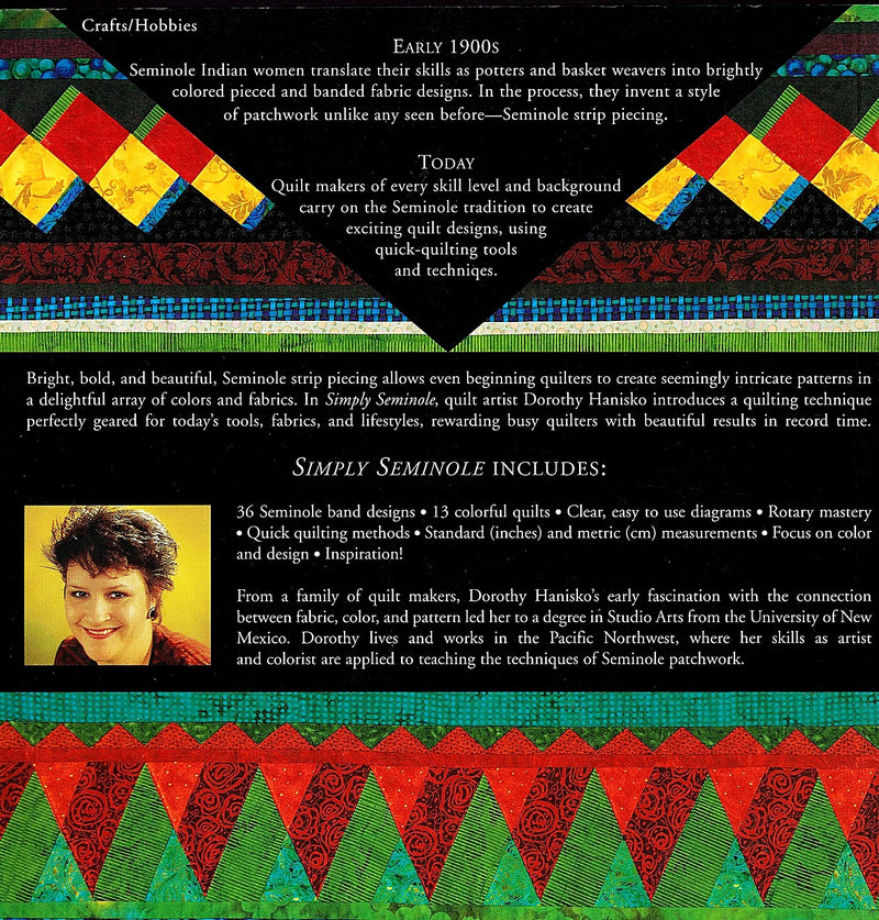 Simply Seminole : Techniques & Designs in Quilt Making,New