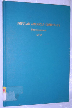 Popular American Composers,Used