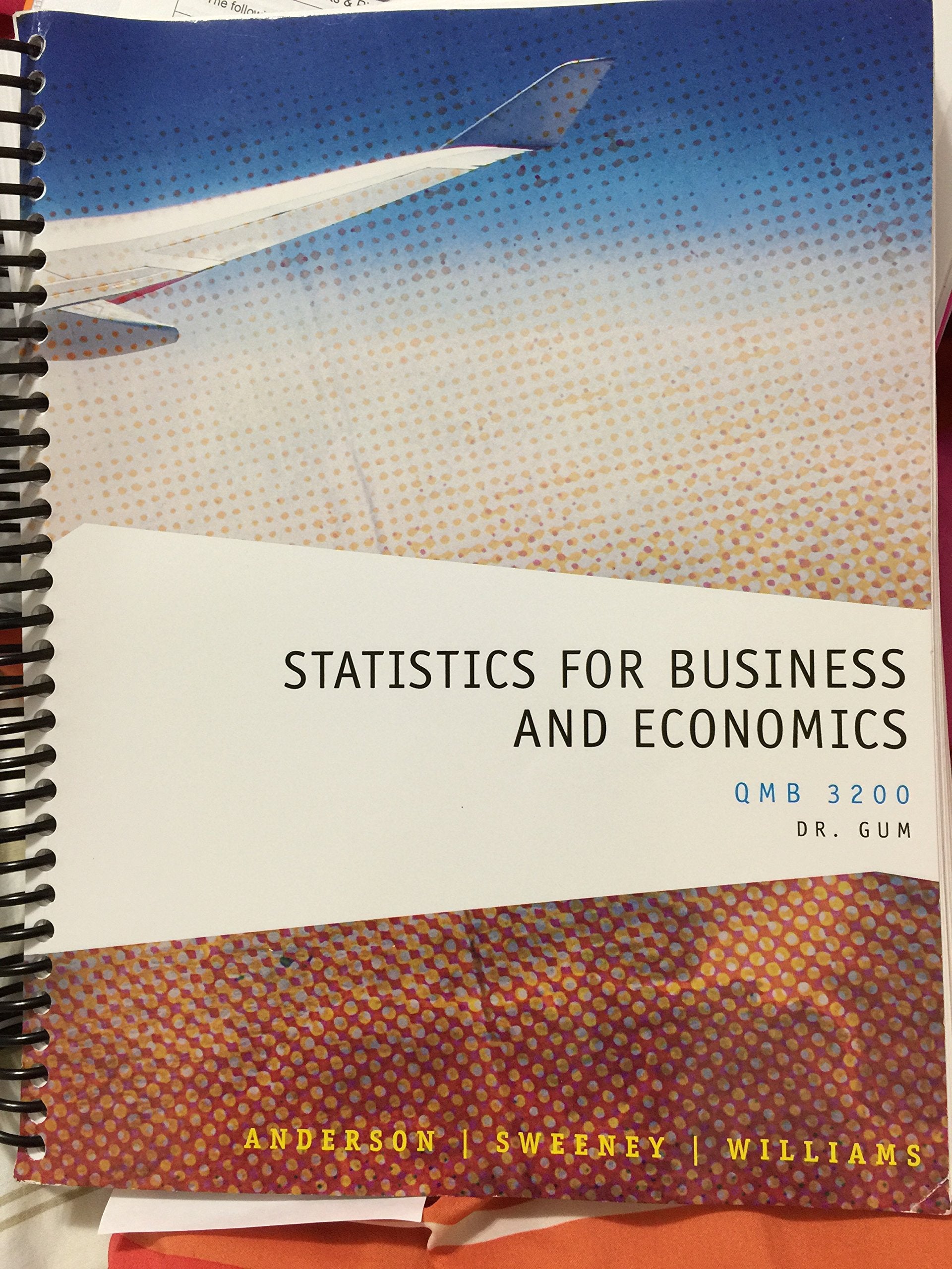 Business Stats 2 for USF St Pete Stat II Class QMB3200,Used