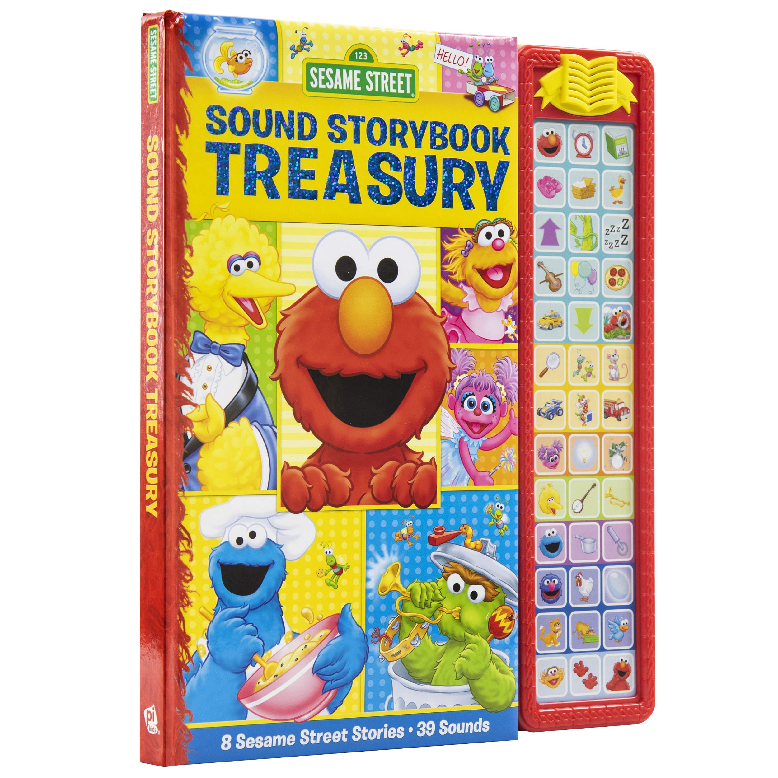 Sesame Street  Elmo, Zoe, Big Bird And More! Sound Storybook Treasury  39 Button Sound Book  Pi Kids (Playasound)