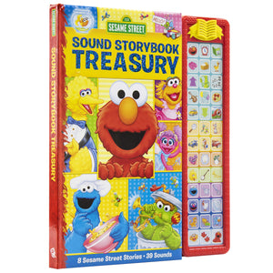 Sesame Street  Elmo, Zoe, Big Bird And More! Sound Storybook Treasury  39 Button Sound Book  Pi Kids (Playasound)