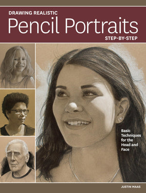 Drawing Realistic Pencil Portraits Step by Step: Basic Techniques for the Head and Face,Used