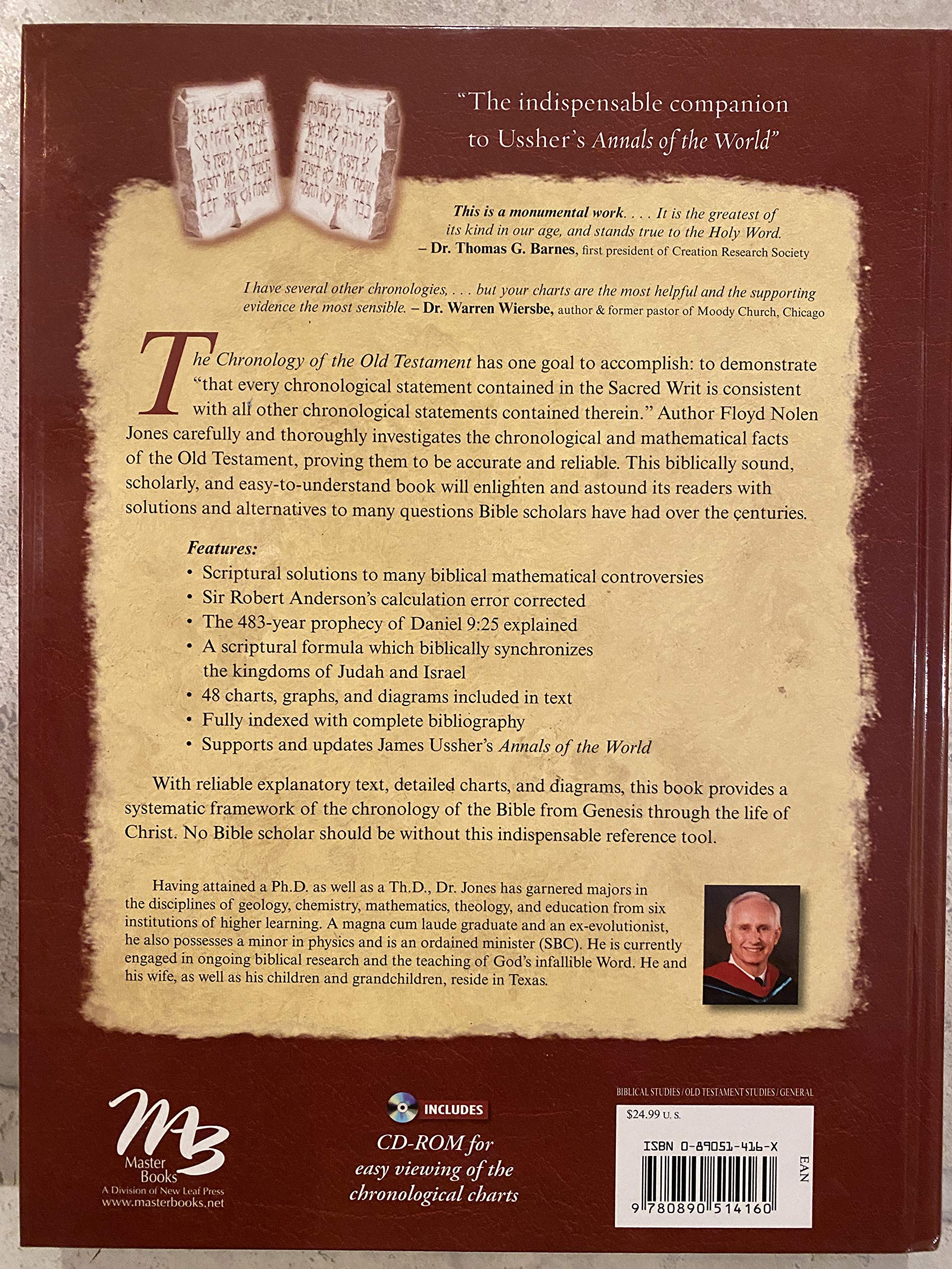 The Chronology Of The Old Testament (Book),Used