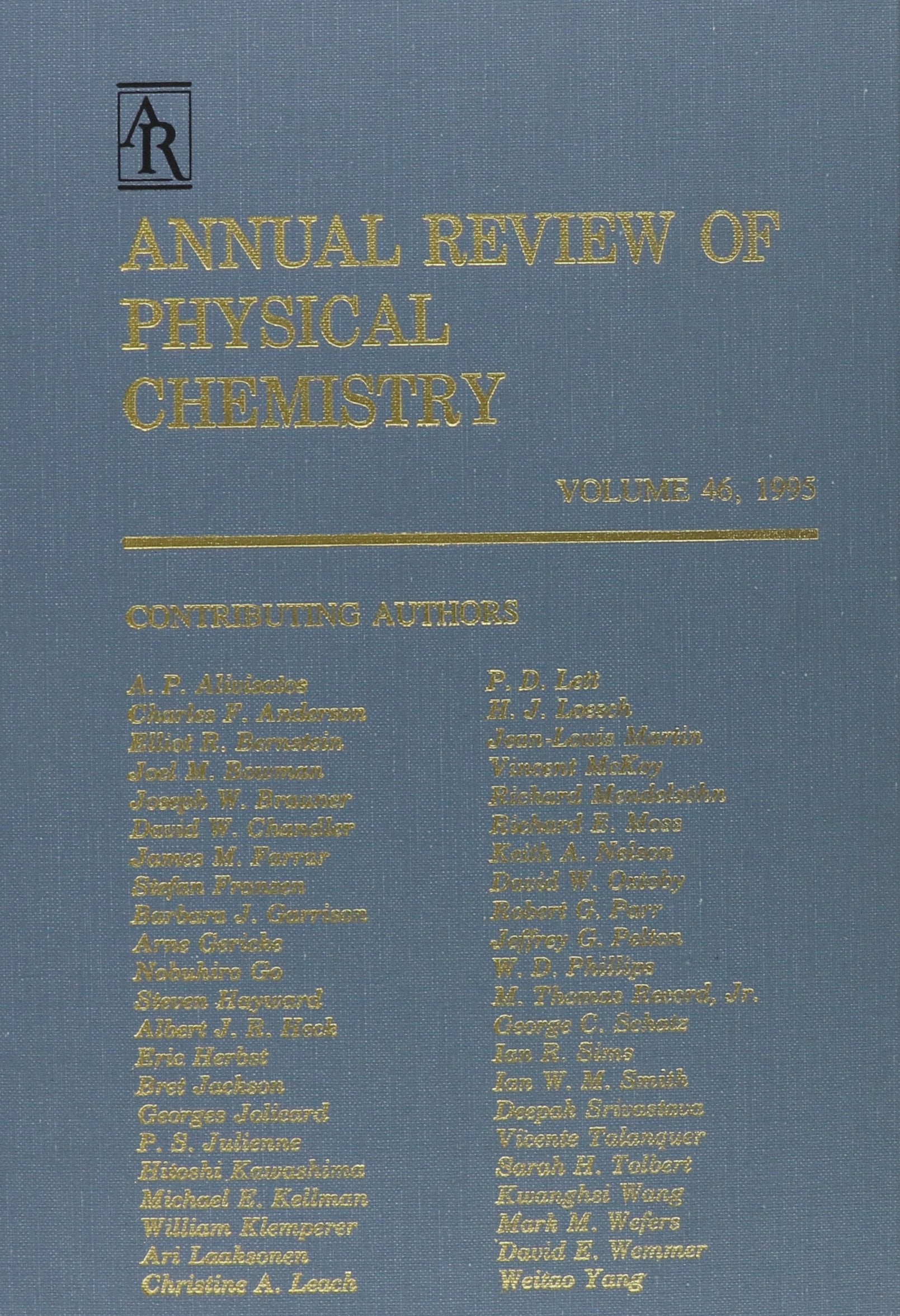 Annual Review of Physical Chemistry: 1995: 46,Used