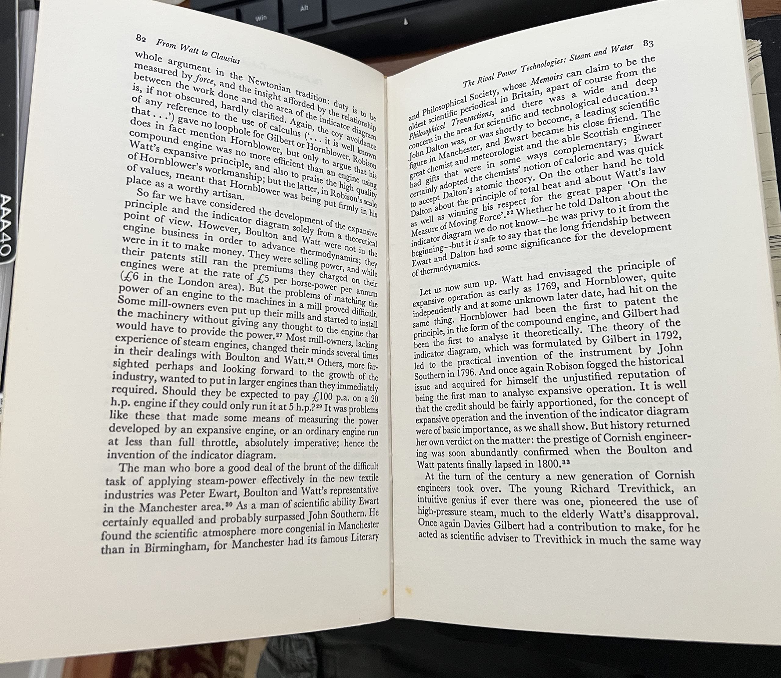 From Watt to Clausius;: The rise of thermodynamics in the early industrial age,Used