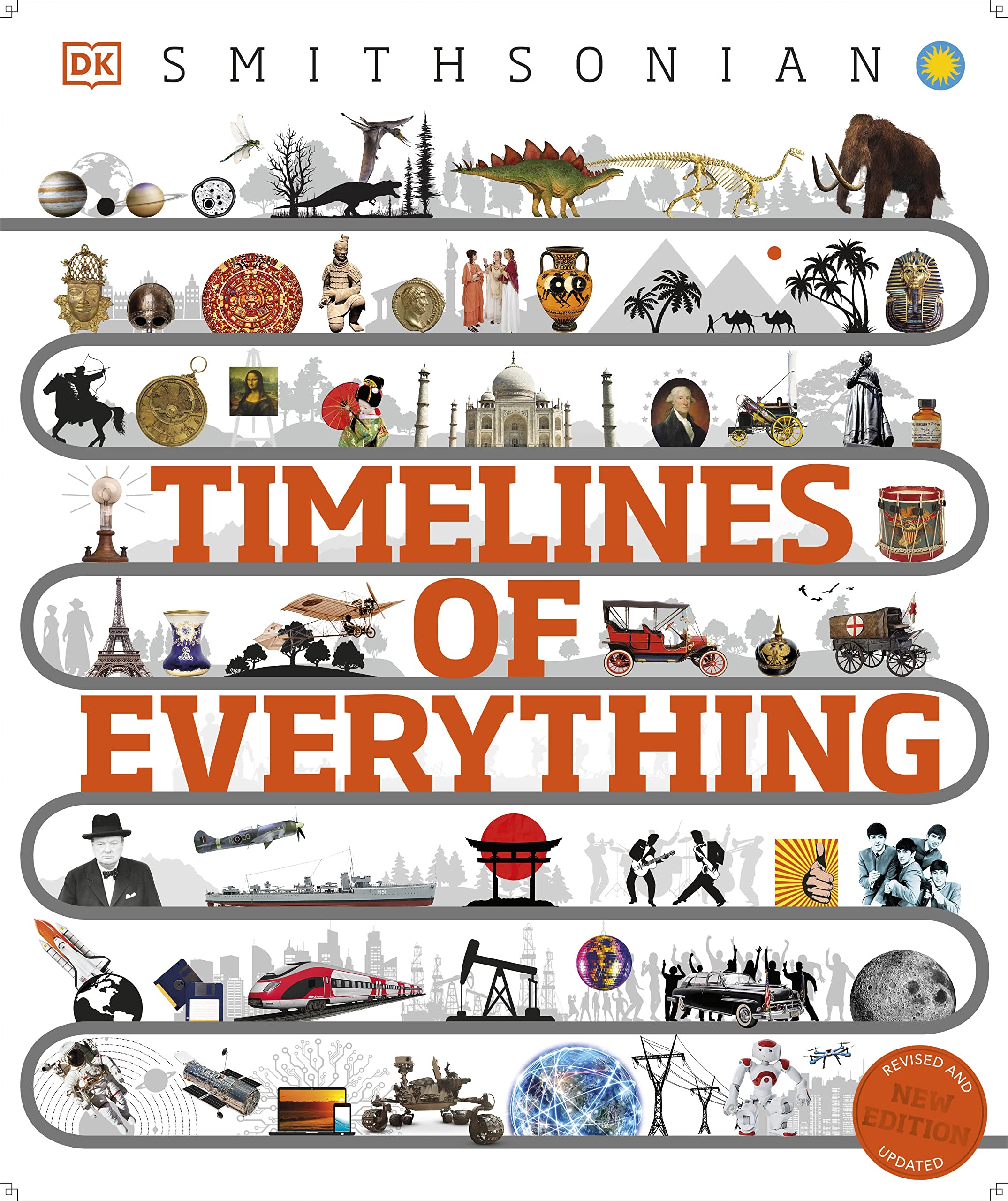 Timelines Of Everything: From Woolly Mammoths To World Wars (Dk Children'S Timelines),Used