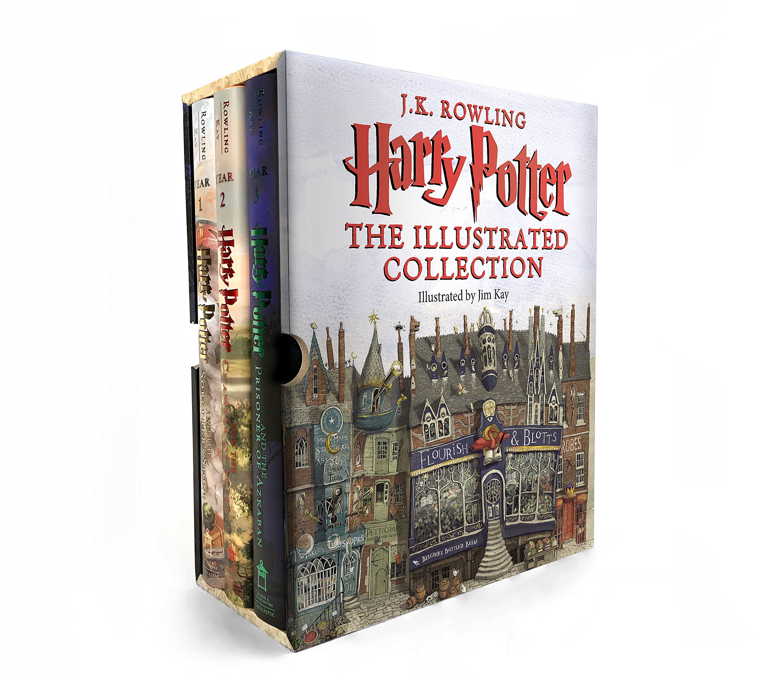 Harry Potter: The Illustrated Collection (Books 13 Boxed Set),Used
