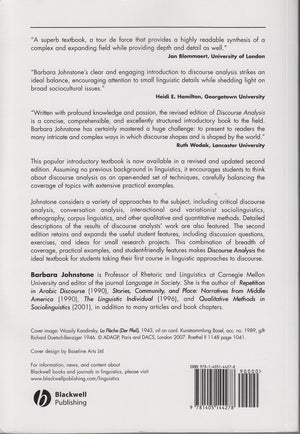 Discourse Analysis,New