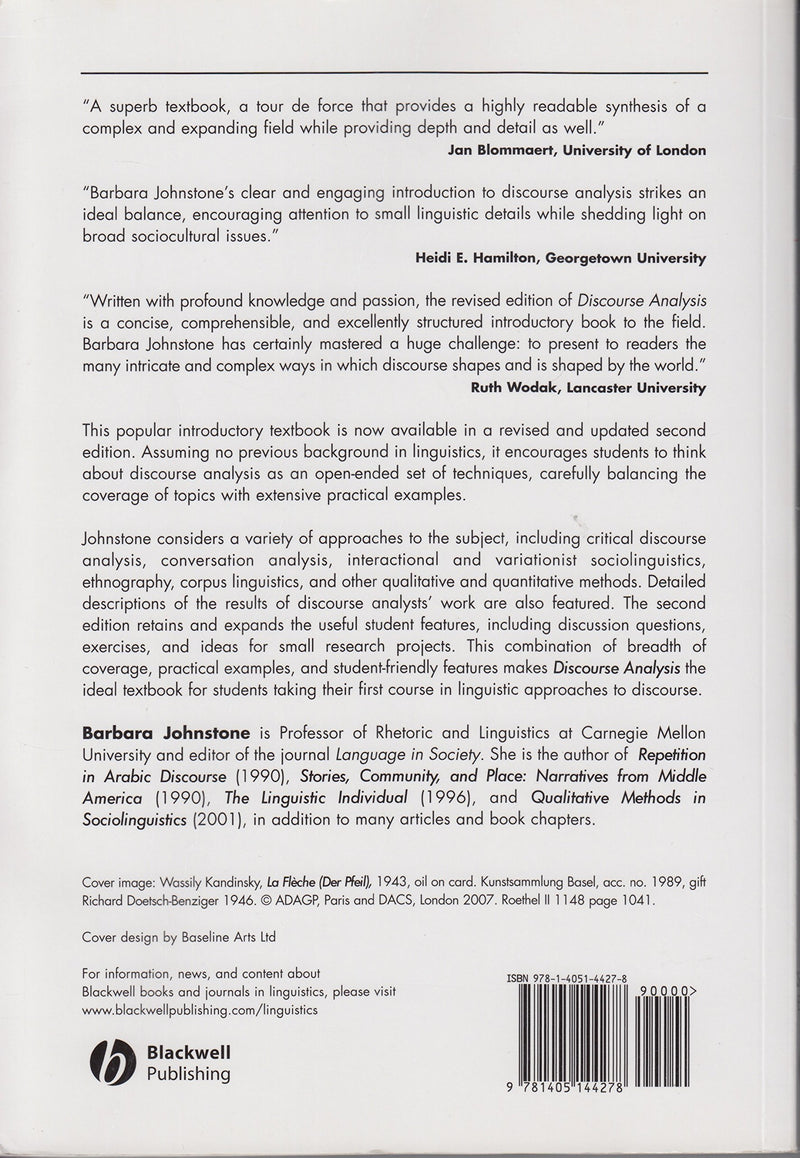 Discourse Analysis,New