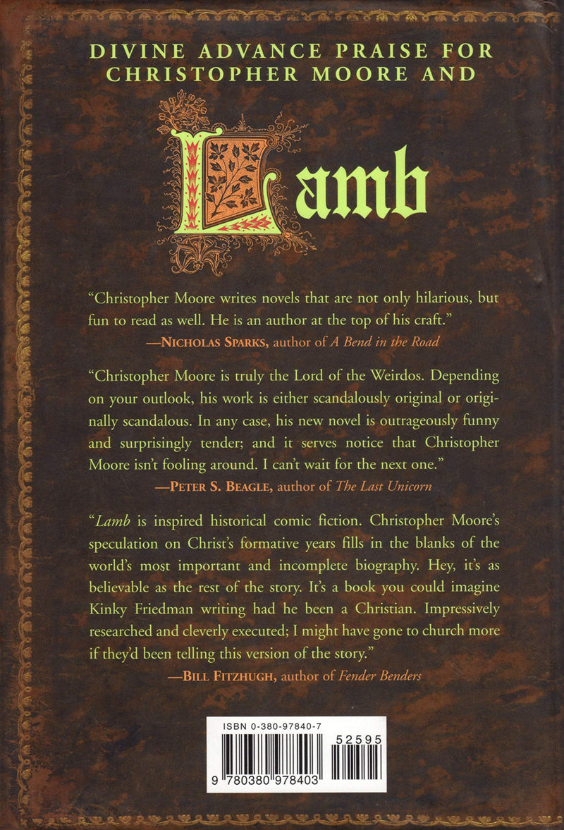 Lamb: The Gospel According To Biff, Christ'S Childhood Pal,New