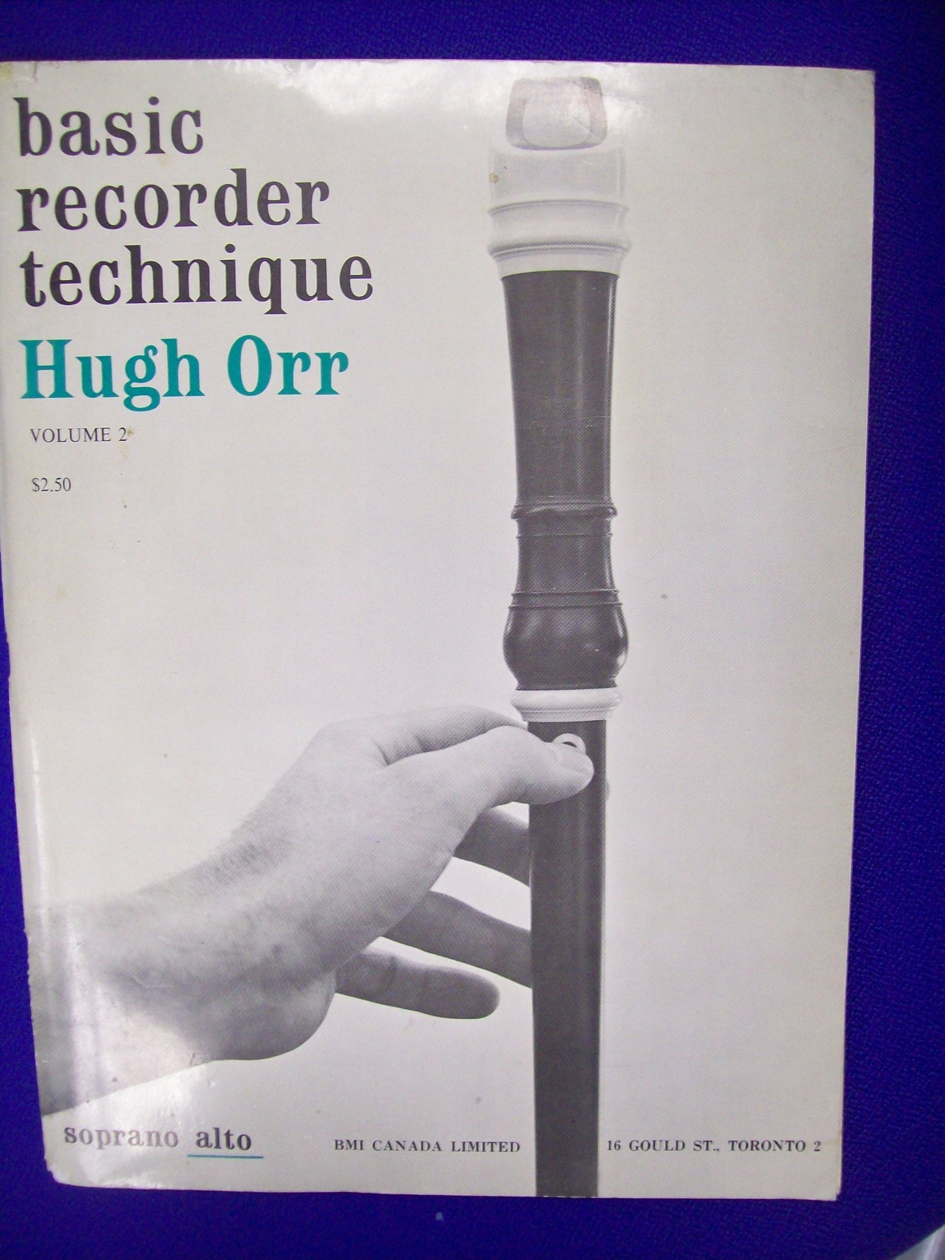 Basic Recorder Technique, Vol. 2: Soprano Alto,New