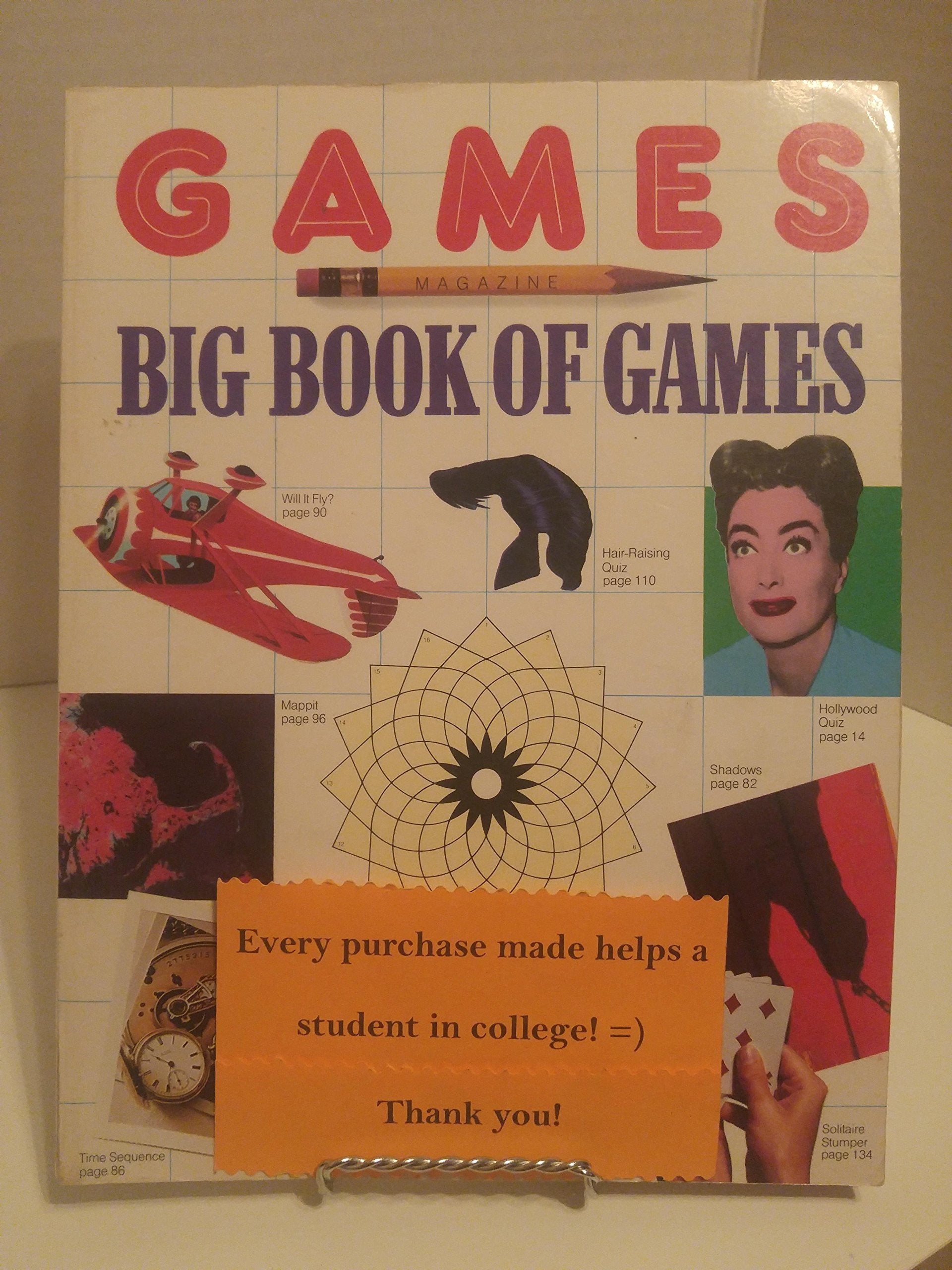 Games Magazine Big Book of Games,Used