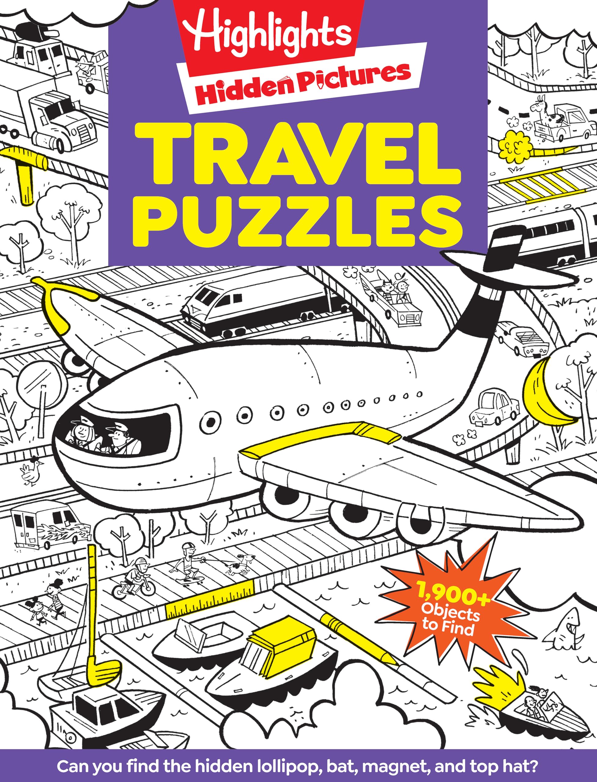 Travel Puzzles (Highlights Hidden Pictures),Used