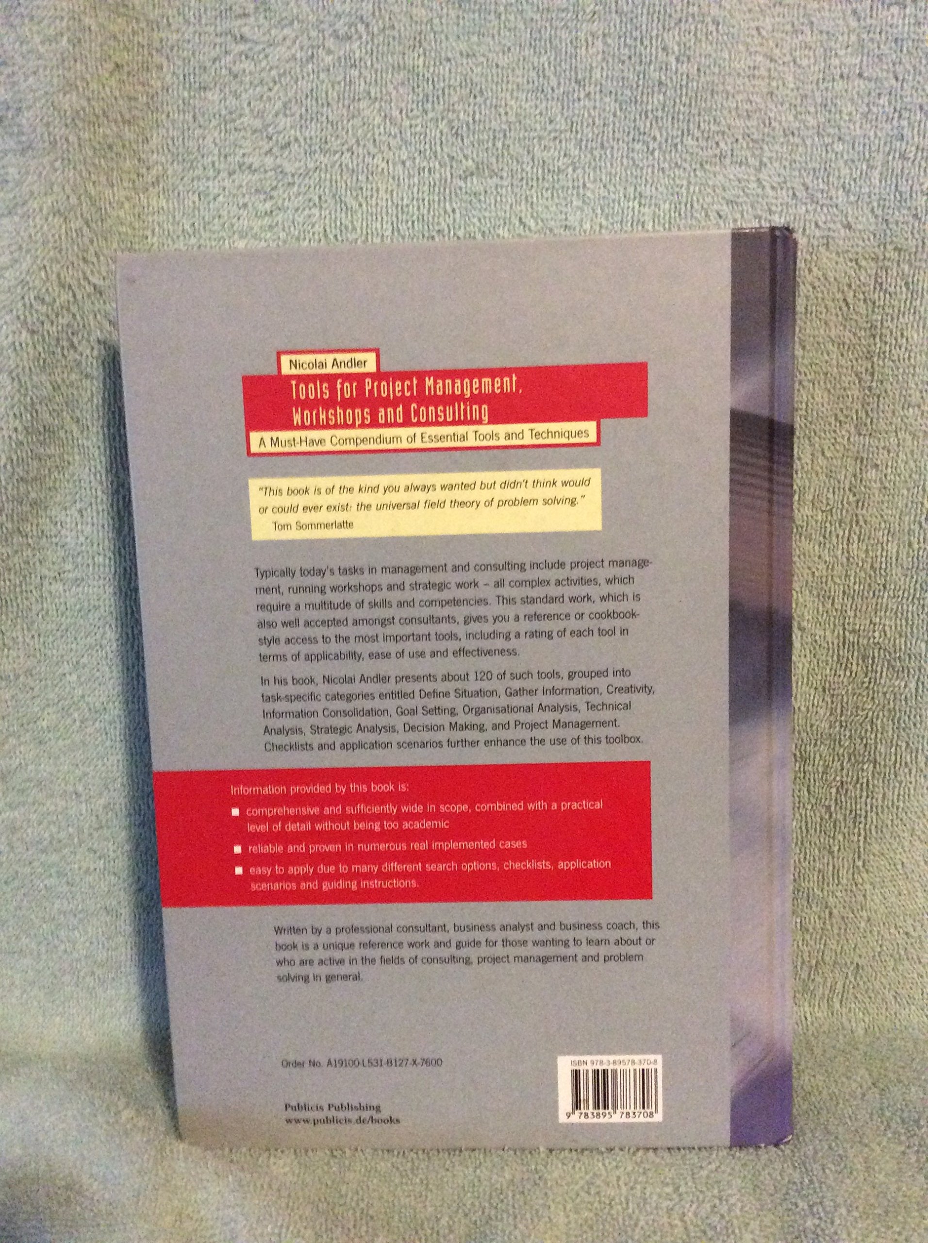 Tools for Project Management, Workshops and Consulting,Used