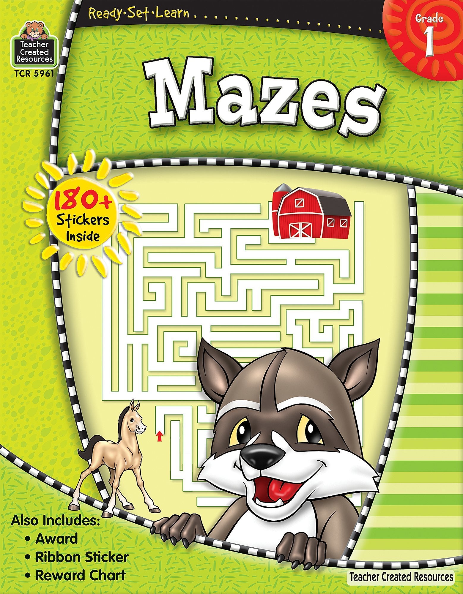 ReadySetLearn: Mazes, Grade 1 from Teacher Created Resources,Used