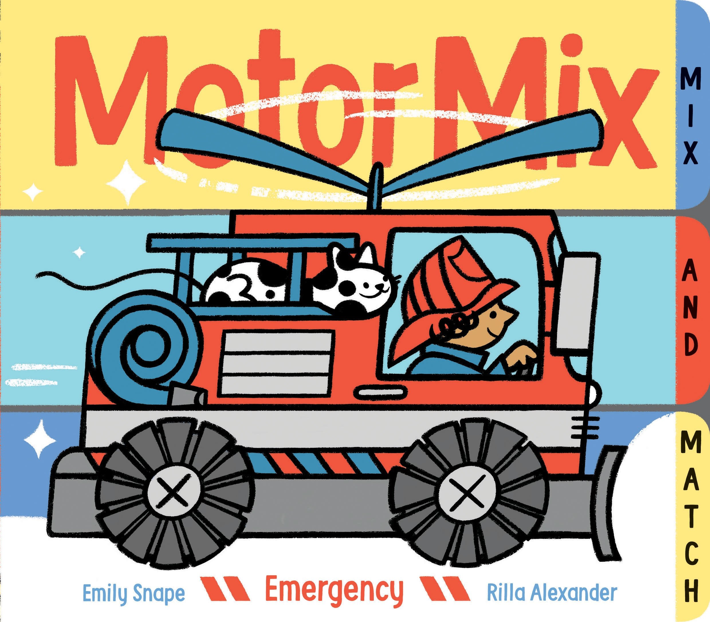 Motor Mix: Emergency: (Interactive Children'S Books, Transportation Books For Kids)