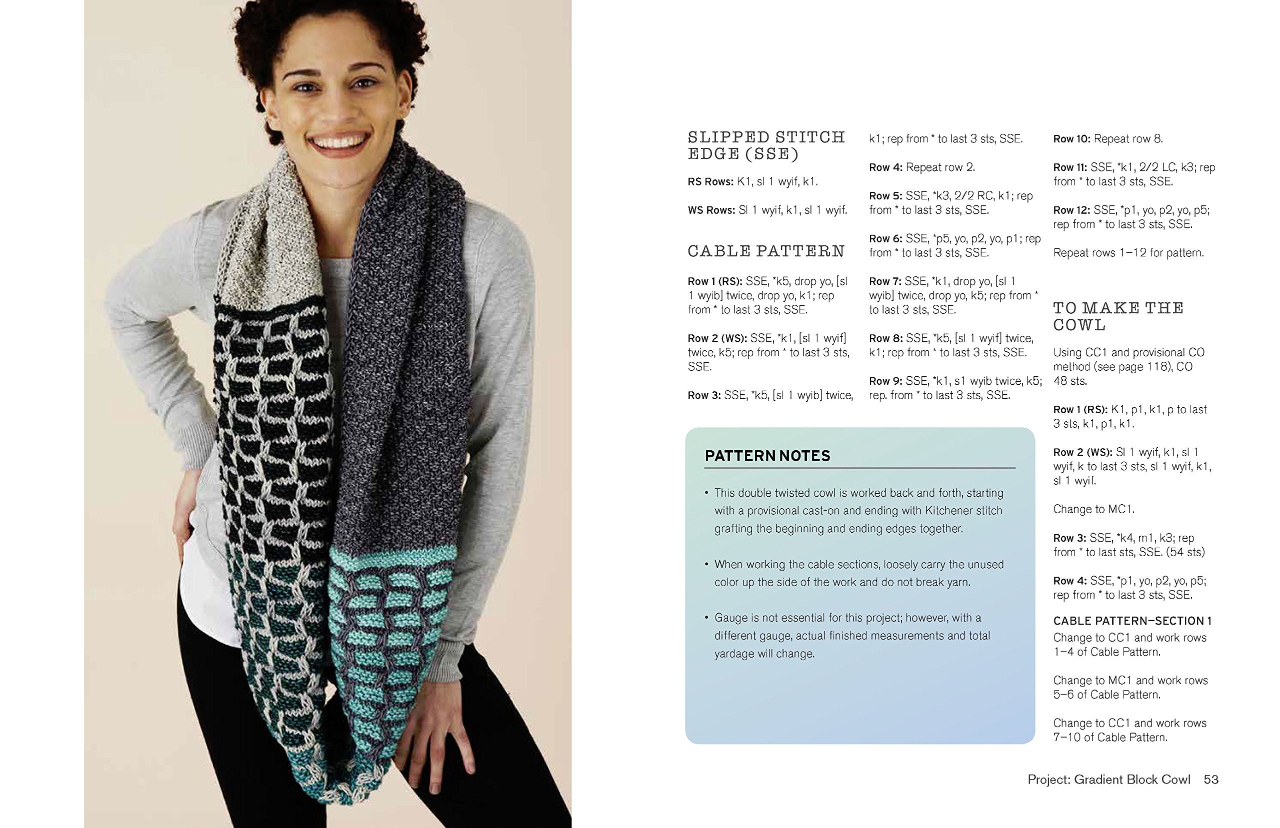 Gradient Knits: 10 Lessons and Projects Using Ombre, Stranded Colorwork, SlipStitch, and Texture,Used