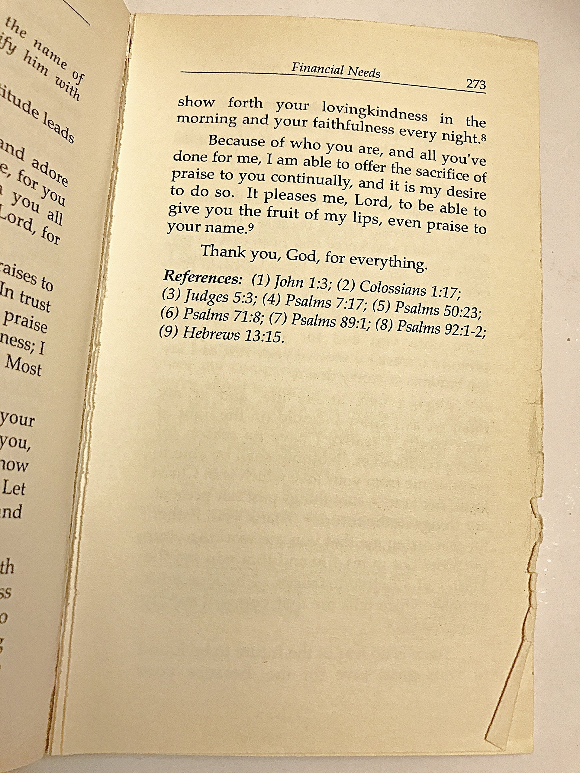 Bible Prayers for All Your Needs,Used