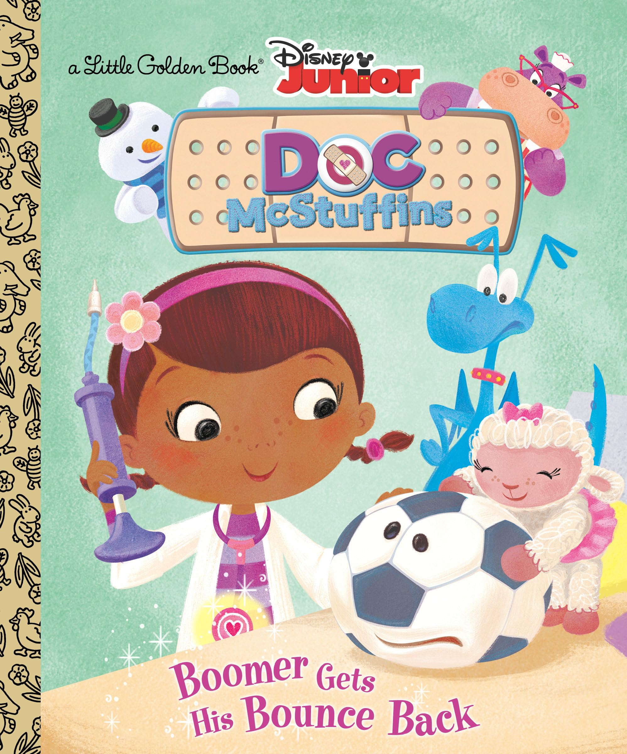 Boomer Gets His Bounce Back (Disney Junior: Doc McStuffins) (Little Golden Book),Used