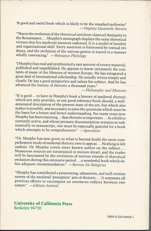 Rhetoric in the Middle Ages: A History of Rhetorical Theory from St. Augustine to the Renaissance,Used