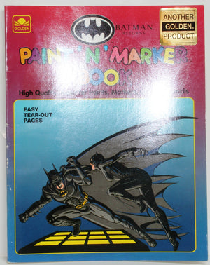 Batman Paint 'n Marker Book,Used