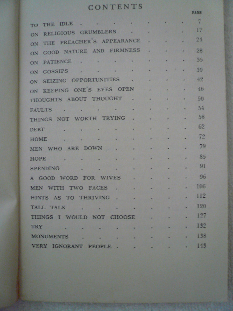 John Ploughman's Talks,Used