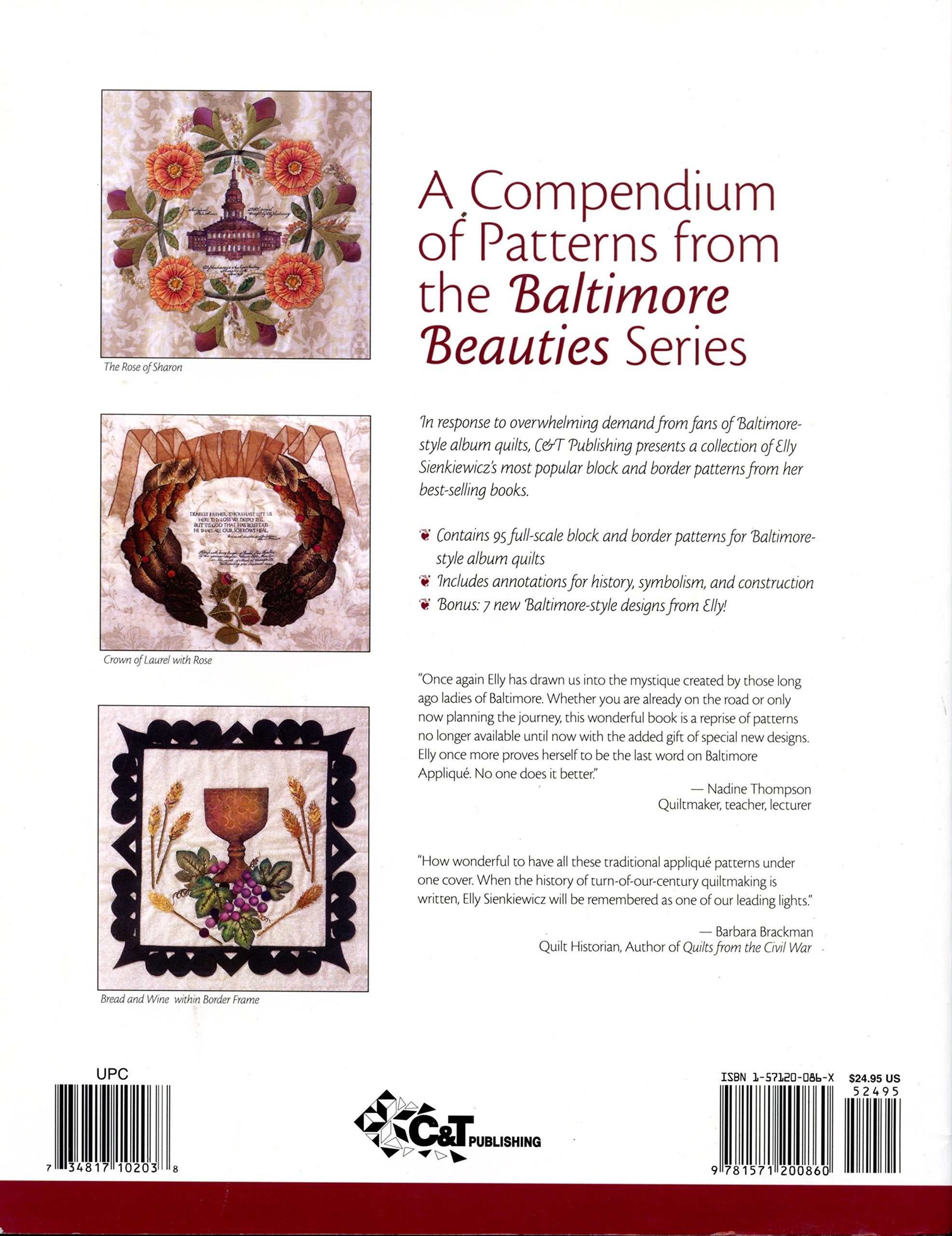 The Best of Baltimore Beauties: 95 Patterns for Album Blocks and Borders,Used